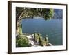 View From Villa Balbianello, Lenno, Lake Como, Lombardy, Italy, Europe-Vincenzo Lombardo-Framed Photographic Print