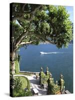 View From Villa Balbianello, Lenno, Lake Como, Lombardy, Italy, Europe-Vincenzo Lombardo-Stretched Canvas