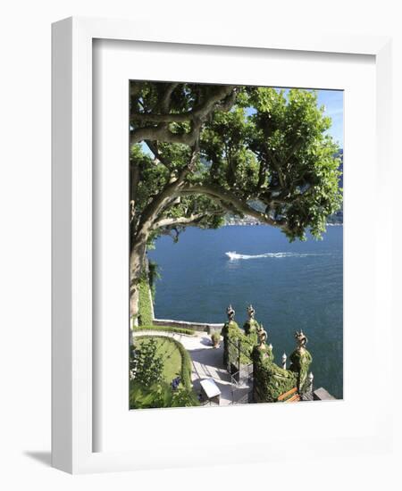 View From Villa Balbianello, Lenno, Lake Como, Lombardy, Italy, Europe-Vincenzo Lombardo-Framed Photographic Print