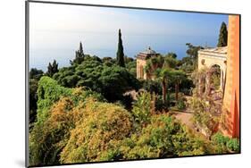 View from Villa Hanbury at Hanbury Botanic Gardens near Ventimiglia, Liguria, Italy-null-Mounted Art Print