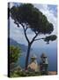 View From Villa Rufolo Gardens, Ravello, Amalfi, Campania, Italy, Europe-null-Stretched Canvas