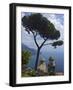 View From Villa Rufolo Gardens, Ravello, Amalfi, Campania, Italy, Europe-null-Framed Photographic Print