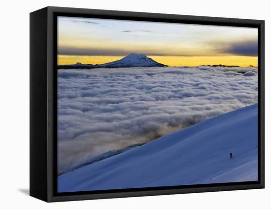 View From Volcan Cotopaxi, 5897M, Highest Active Volcano in the World, Ecuador, South America-Christian Kober-Framed Stretched Canvas