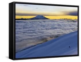 View From Volcan Cotopaxi, 5897M, Highest Active Volcano in the World, Ecuador, South America-Christian Kober-Framed Stretched Canvas