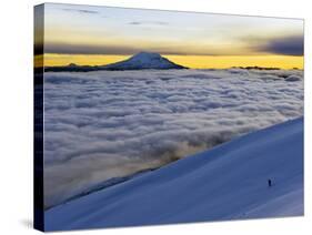 View From Volcan Cotopaxi, 5897M, Highest Active Volcano in the World, Ecuador, South America-Christian Kober-Stretched Canvas