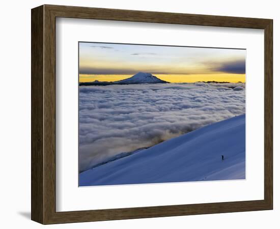 View From Volcan Cotopaxi, 5897M, Highest Active Volcano in the World, Ecuador, South America-Christian Kober-Framed Photographic Print