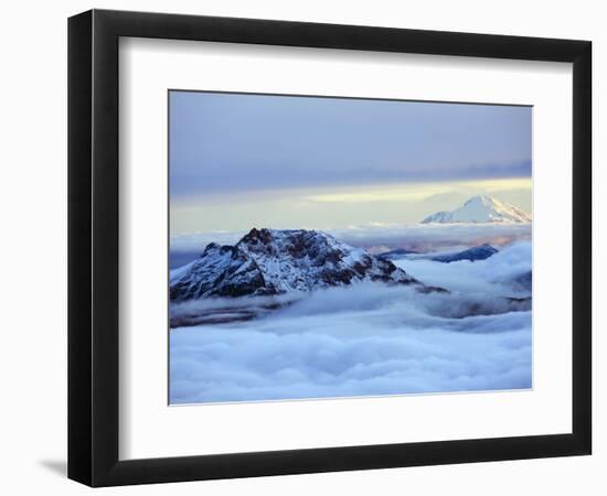 View From Volcan Cotopaxi, 5897M, the Highest Active Volcano in the World, Ecuador, South America-Christian Kober-Framed Photographic Print