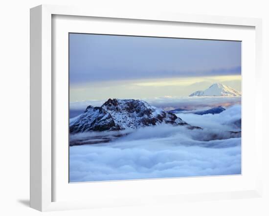 View From Volcan Cotopaxi, 5897M, the Highest Active Volcano in the World, Ecuador, South America-Christian Kober-Framed Photographic Print