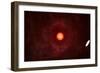 View from Voyager 1 If Our Sun Were Replaced by Vy Canis Majoris-null-Framed Photographic Print