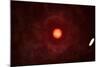 View from Voyager 1 If Our Sun Were Replaced by Vy Canis Majoris-null-Mounted Photographic Print