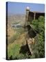 View from Walls of Jaigarh Fort, Amber, Near Jaipur, Rajasthan State, India-Richard Ashworth-Stretched Canvas