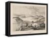 View from Webster Island, Yedo Bay, Litho by Sarony and Co., 1855-Peter Bernhard Wilhelm Heine-Framed Stretched Canvas