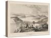 View from Webster Island, Yedo Bay, Litho by Sarony and Co., 1855-Peter Bernhard Wilhelm Heine-Stretched Canvas