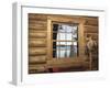 View from Window in Log Cabin-null-Framed Premium Photographic Print