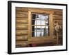 View from Window in Log Cabin-null-Framed Photographic Print