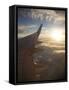 View from Window of Boeing 737-800 En Route from Australia to New Zealand at Sunset, Australia, Pac-Nick Servian-Framed Stretched Canvas