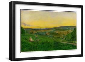 View from Woodhouse Ridge-John Atkinson Grimshaw-Framed Giclee Print