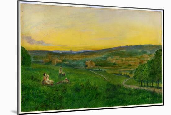 View from Woodhouse Ridge-John Atkinson Grimshaw-Mounted Giclee Print