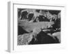 View From Yava Point Rock Formations And Valley "Grand Canyon National Park" Arizona. 1933-1942-Ansel Adams-Framed Art Print