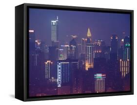 View from Yikeshu, Chongqing, Yangtze River, Chongqing Province, China-Walter Bibikow-Framed Stretched Canvas