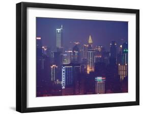 View from Yikeshu, Chongqing, Yangtze River, Chongqing Province, China-Walter Bibikow-Framed Photographic Print
