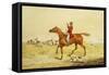 View Halloo-Henry Thomas Alken-Framed Stretched Canvas