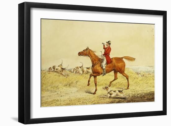 View Halloo-Henry Thomas Alken-Framed Giclee Print