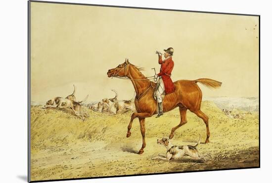 View Halloo-Henry Thomas Alken-Mounted Giclee Print