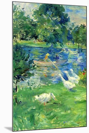 View in Bologne-Berthe Morisot-Mounted Art Print