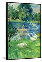 View in Bologne-Berthe Morisot-Framed Stretched Canvas