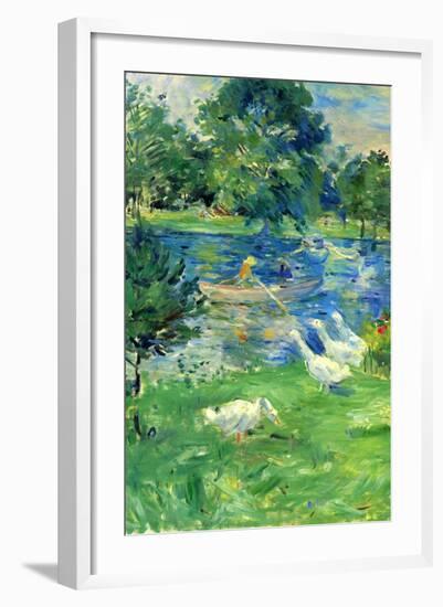 View in Bologne-Berthe Morisot-Framed Art Print