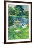 View In Bologne-Berthe Morisot-Framed Art Print