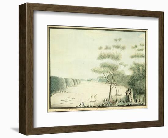 View in Broken Bay, New South Wales, 1788-William Bradley-Framed Giclee Print