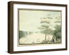 View in Broken Bay, New South Wales, 1788-William Bradley-Framed Giclee Print