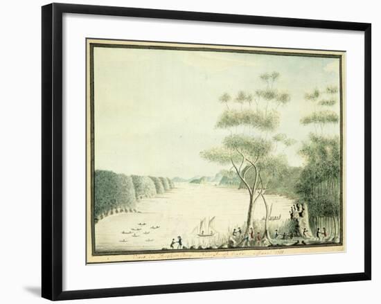 View in Broken Bay, New South Wales, 1788-William Bradley-Framed Giclee Print