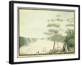 View in Broken Bay, New South Wales, 1788-William Bradley-Framed Giclee Print