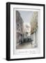View in Chichester Rents, Fleet Street, City of London, C1850-Thomas Colman Dibdin-Framed Giclee Print