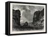 View in Colorado: the Gate of the Garden of the Gods, USA, 1870S-null-Framed Stretched Canvas