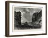 View in Colorado: the Gate of the Garden of the Gods, USA, 1870S-null-Framed Giclee Print