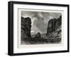 View in Colorado: the Gate of the Garden of the Gods, USA, 1870S-null-Framed Giclee Print