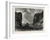 View in Colorado: the Gate of the Garden of the Gods, USA, 1870S-null-Framed Giclee Print