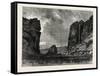 View in Colorado: the Gate of the Garden of the Gods, USA, 1870S-null-Framed Stretched Canvas