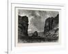 View in Colorado: the Gate of the Garden of the Gods, USA, 1870S-null-Framed Giclee Print