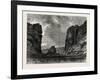 View in Colorado: the Gate of the Garden of the Gods, USA, 1870S-null-Framed Giclee Print