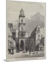 View in Gaeta, with the Church of St Erasmus-Samuel Read-Mounted Giclee Print