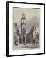 View in Gaeta, with the Church of St Erasmus-Samuel Read-Framed Giclee Print