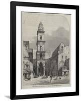 View in Gaeta, with the Church of St Erasmus-Samuel Read-Framed Giclee Print