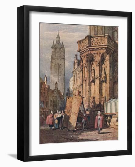 'View in Ghent', c1820 (1915)-Samuel Prout-Framed Giclee Print