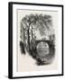 View in Hartford, Connecticut, USA, 1870s-null-Framed Giclee Print