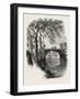 View in Hartford, Connecticut, USA, 1870s-null-Framed Giclee Print